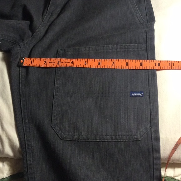 Blue Asphalt quality and comfort Dark Charcoal Grey Cargo Denim Jeans - Picture 13 of 16